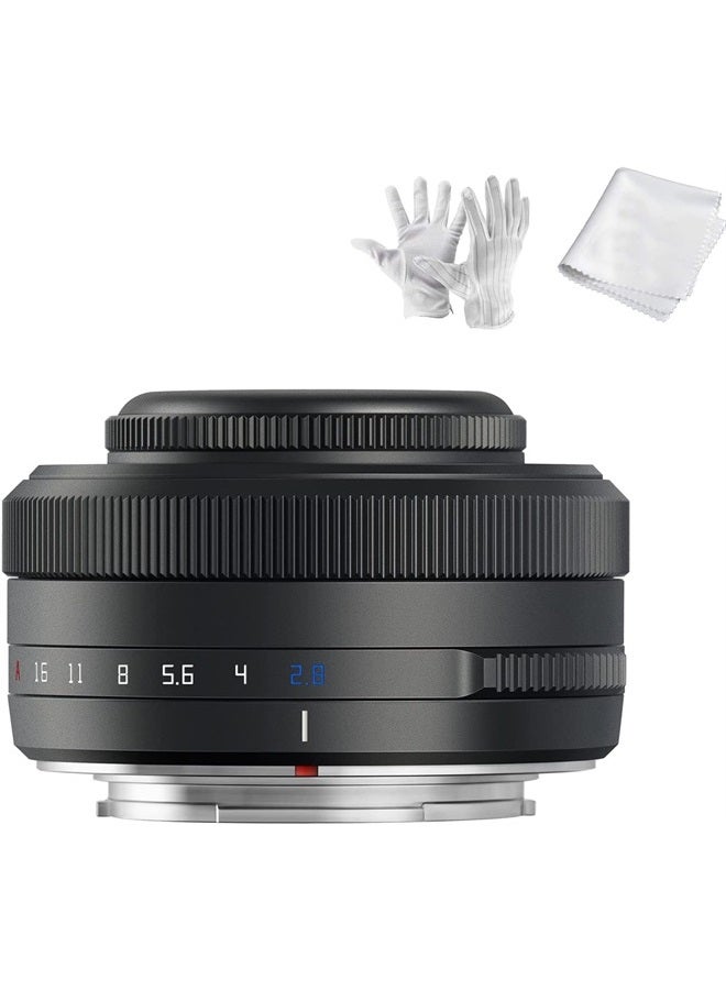 TTArtisan عدسة TTartisan 27mm F2.8 بتركيز تلقائي، متوافقة مع كاميرات فوجي X-Mount XS10 X-A5 X-A7 X-M1 X-M2 X-E4 X-T1 X-T10 X-T2 X-T20 X-T3 X-T4 X-T100 X-T200 X-T30 X-Pro1 X-Pro2 X-Pro3 X-E1 - Image 1