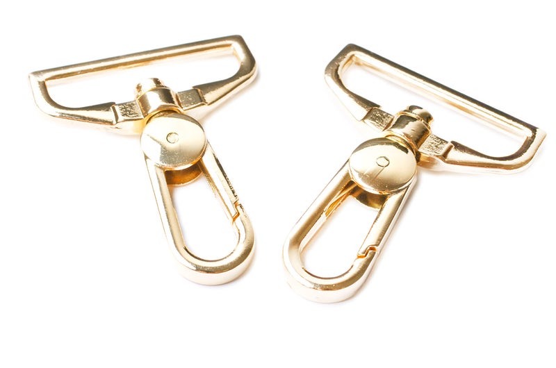 Bobeey 4pcs 1 1/2 Inch Swivel Snap Hooks for Purses, Hardware, Lobster Clasps, Sturdy Hooks BBC20 (Light Gold) - Image 4