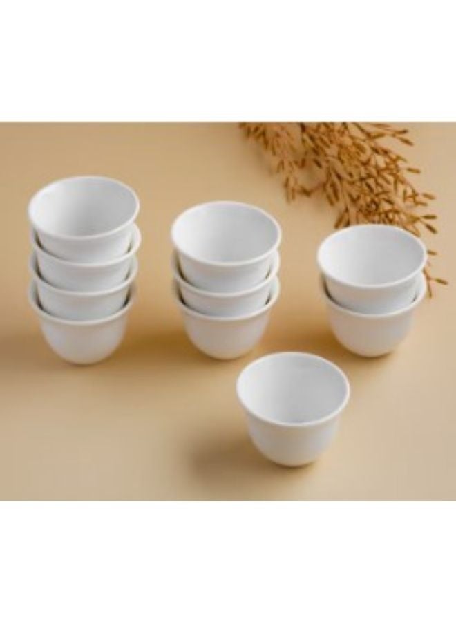 ARTLOOK White 12-piece coffee cup set - Image 3