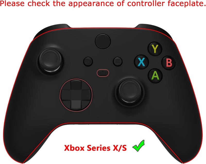 eXtremeRate قشرة غلاف أمامي درع راجناروك لجهاز تحكم Xbox Series X/S، غطاء مخصص لمسة ناعمة لوحة وجه لـ Xbox Series X/S، جهاز تحكم Xbox الأساسي - لا يشمل جهاز التحكم - Image 2