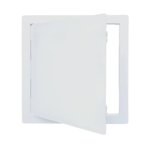 Byson Access Panel High Grade ABS Plastic Inspection Hatch Drywall Wall Ceiling Electric Plumbing Hole Cover Detachable Door Fits Flush to Surface 14 x 14 inches - Image 1