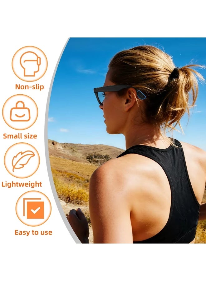 1Pair Eyeglass Ear Grip for Meta Wayfarer/Skyler/Headliner & Gen 2 Smart Glasses Accessories, Anti-Slip Silicone Elastic Eyeglasses Retainers Compatible with Meta Gen 2 Smart Sunglasses - Image 3