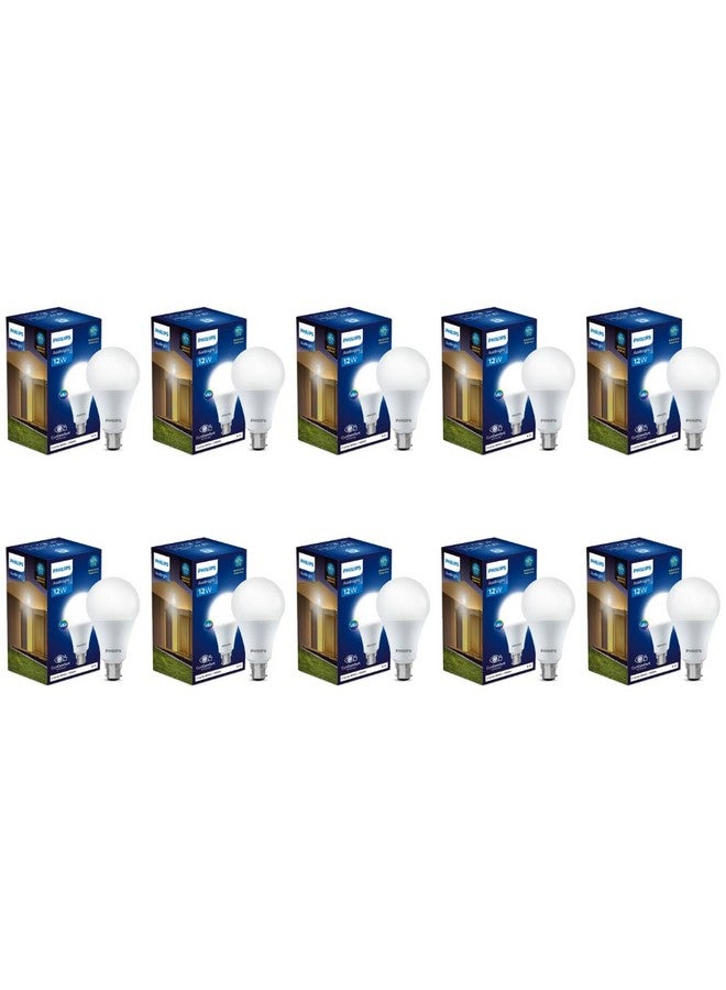 Philips 12W B22 LED Cool Day Light Bulb, Pack of 10