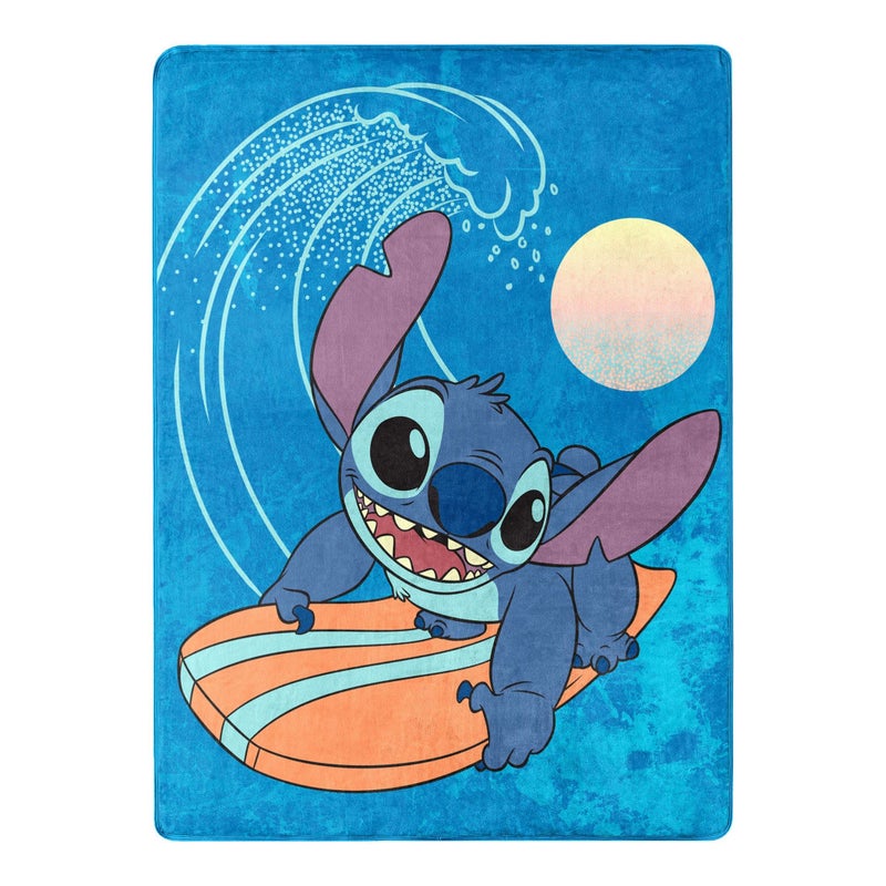 Northwest Northwest Lilo and Stitch Silk Touch Throw Blanket 46 x 60 Makes Waves 