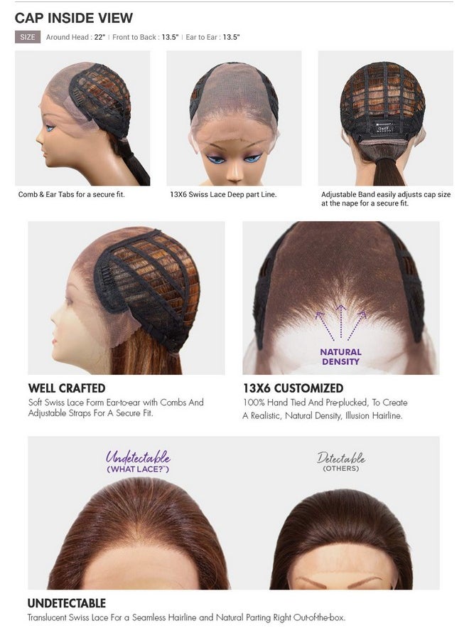 Sensationnel What Lace 13X6 Wigs Tyrina Synthetic Wig Cloud 9 With Preplucked Hairline Hd Lace Whatlace Tyrina (1B)  - Image 4