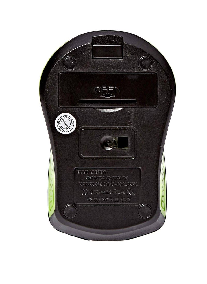 Enet Enet G211-66 Wireless Optical Mouse - Green  - Image 2