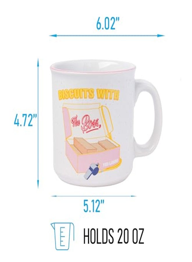 Silver Buffalo Ted Lasso Biscuits with the Boss Ceramic Camper Mug, 20 Ounces - Image 4