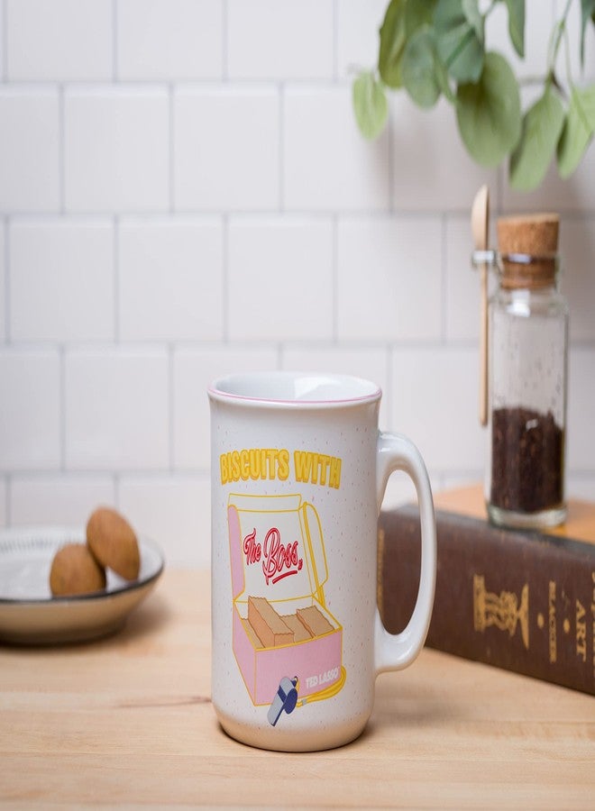 Silver Buffalo Ted Lasso Biscuits with the Boss Ceramic Camper Mug, 20 Ounces - Image 3