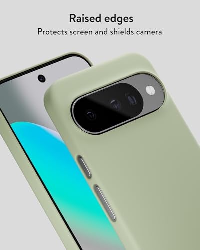 Mous for Google Pixel 10/10 Pro (2025) Case, Compatible with Qi2 MagSafe and Pixelsnap - Super Thin - Anti-Scratch Protective Phone Cover - Smokey Green - Image 5