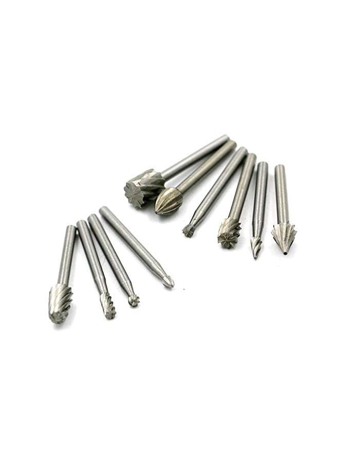 erorex - HSS Carbide Rotary Files Diamond Burrs Set Fits Dremel Rotary Tool for Grinder Drill, DIY Wood-working Carving, Metal Polishing, Engraving Drilling - Image 1
