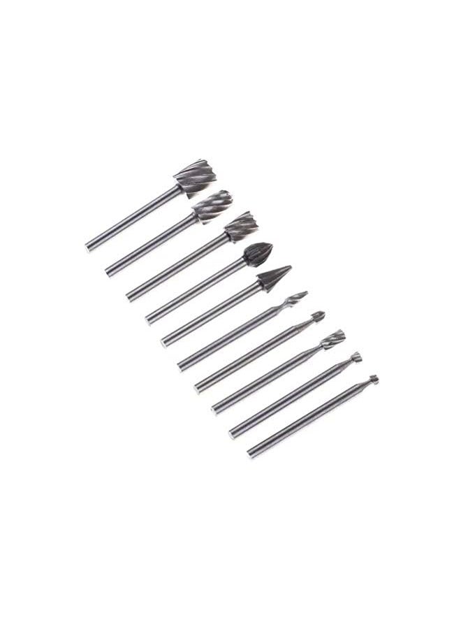 erorex - HSS Carbide Rotary Files Diamond Burrs Set Fits Dremel Rotary Tool for Grinder Drill, DIY Wood-working Carving, Metal Polishing, Engraving Drilling - Image 1