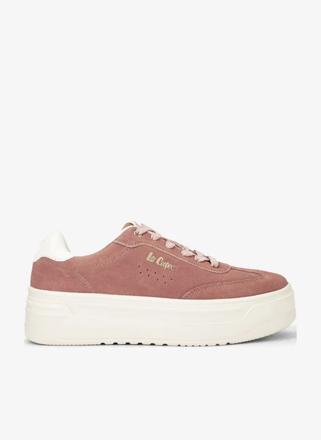 لي كوبر حذاء رياضي نسائي دانتيل بنقوش