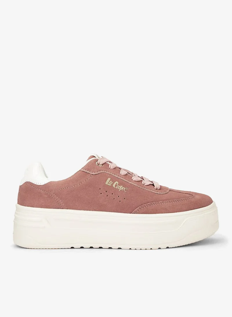 لي كوبر حذاء رياضي نسائي دانتيل بنقوش