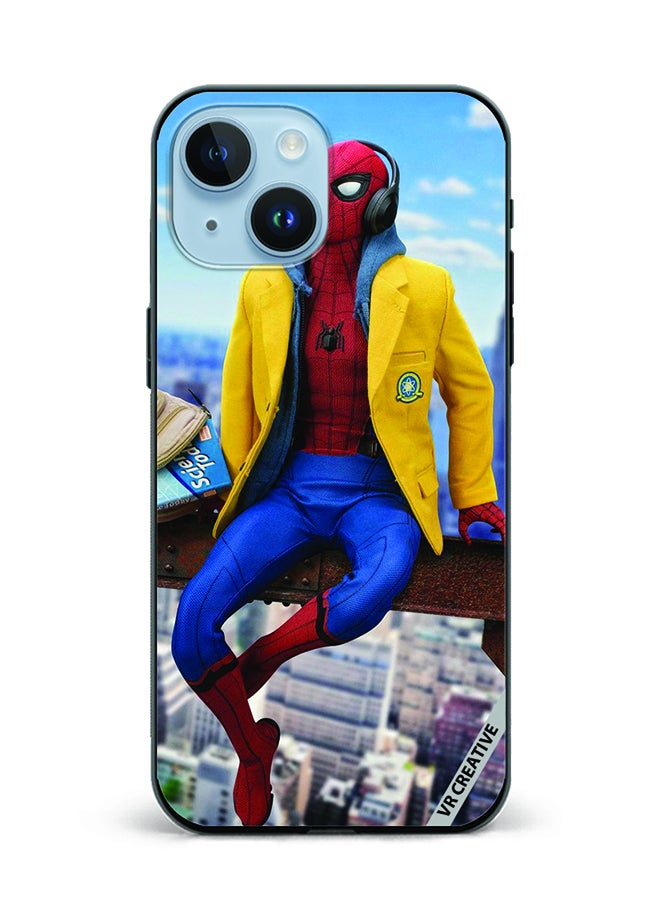 VR CREATIVE Protective Case Cover For Apple iPhone 15 Spiderman Design Multicolour - Image 1