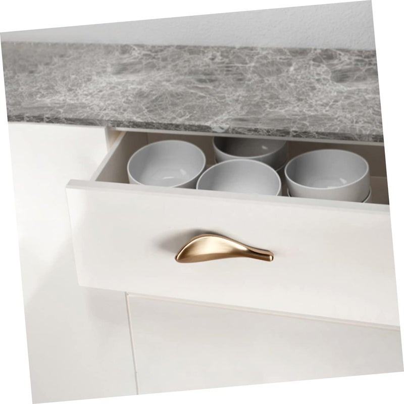 2Pcs Antique Bronze Leaf Cabinet Door Handles for Wardrobes and Drawers Easy to Install - Image 4
