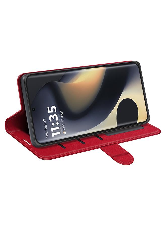 S-TOP Case For Motorola Edge 5G 2024 R64 Texture Horizontal Flip Leather Phone Case - Image 5