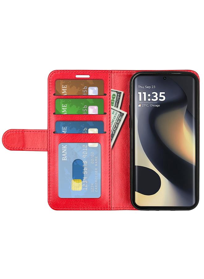 S-TOP Case For Motorola Edge 5G 2024 R64 Texture Horizontal Flip Leather Phone Case - Image 4