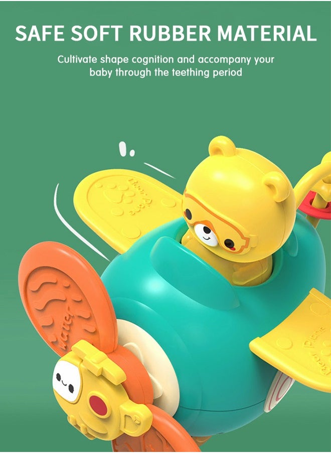 GROIC - Suction Cup Rotating Toys Baby Toys, Sensory Toys Bathing Toys, Spinning Top Toys Early Education Toys Dining Chair Toys Inertial Car Toys - Image 1