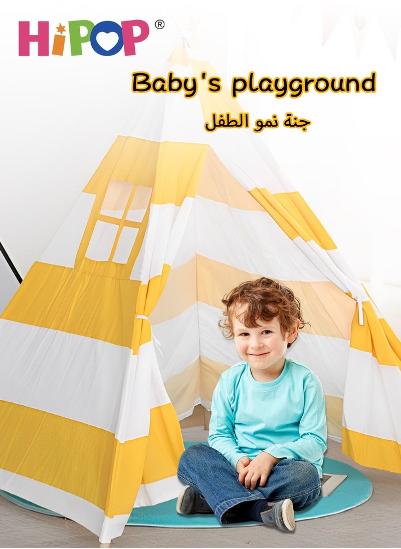 Play House Tent for Kids,Breathable and Foldable,Children Indoor Playhouse 160*160*140cm