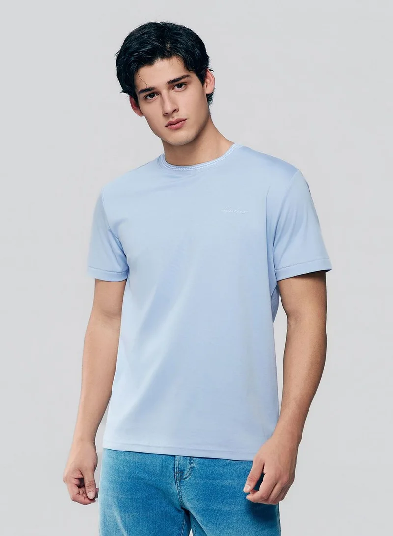 GIORDANO Men's Slim Fit Liquid Touch Cotton Tee