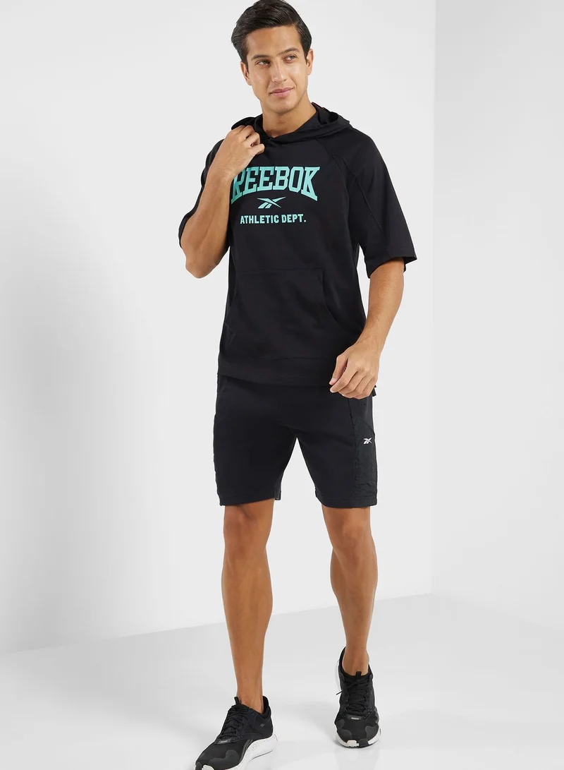Reebok Wor Graphic Ss Hoodie