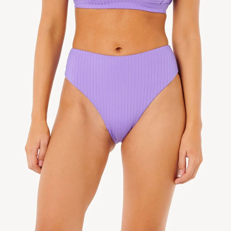 ريب كورل Premium Surf Retro High Good Coverage Bikini Bottom - Women