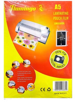 FLAMINGO Laminating Pouch film A5 100 Sheets  - Image 2