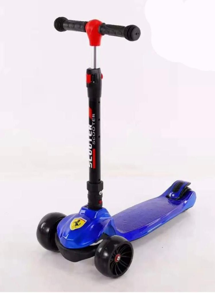 3 wheels Scooter with Adjustable Height Anti-Slip Surface Flashing Wheel Lights for Boys and Girls 3 to 12 Years Old  - Image 2