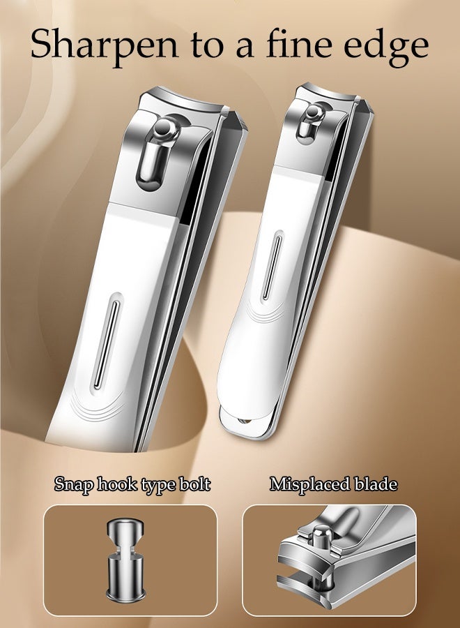 DUNISO 10 in 1 Professional Nail Clipper Set Stainless Steel Pedicure Kit Nail Care Kit with Portable Storage Bag Nail Care Tools Grooming Manicure Kit for Home Workplace Outdoor Travel - Image 5