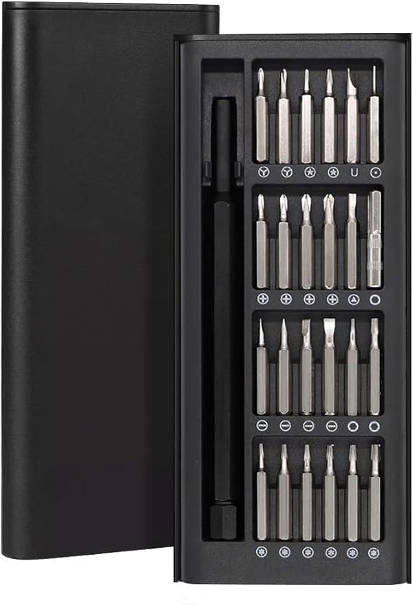 Scaroal 24 In 1 Precision Screwdriver Set Magnetic Sturdy Compact Kit for Fixing Electronics Laptops Mobile Phones PC EyeGlasses Household Repair Multipurpose Hand Tool Kit - Image 1