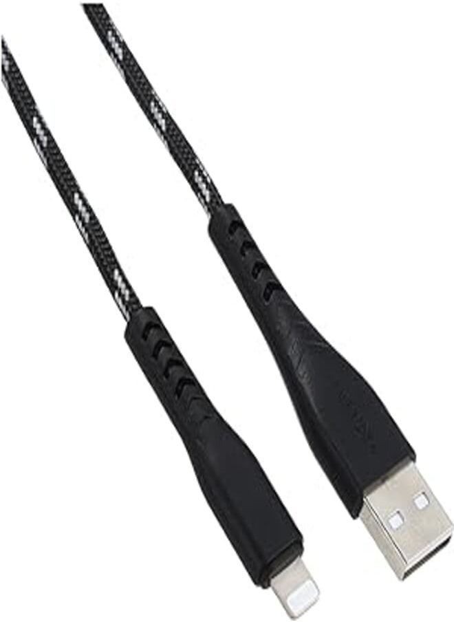 ENERGEA Energea nyloflex, iphone lightning cable mfi 1.5m-black 