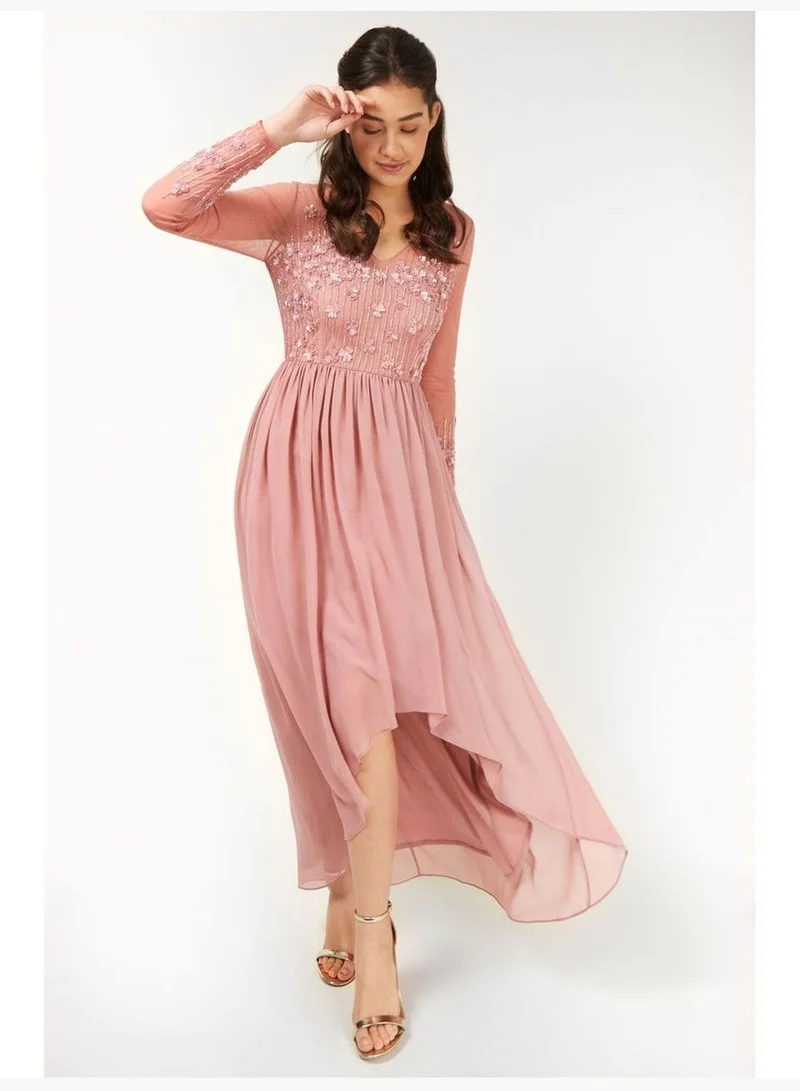 ليتل مسترس Little Mistress Pink High Low Dress