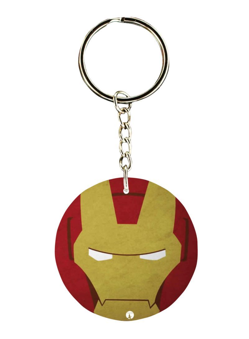 RKN Iron Man Printed Keychain