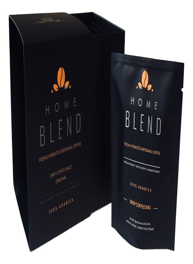 Home Blend Coffee Roasters - Drip Coffee Bags - Pack of 10 - Original (Light to Medium Roast) - Image 1