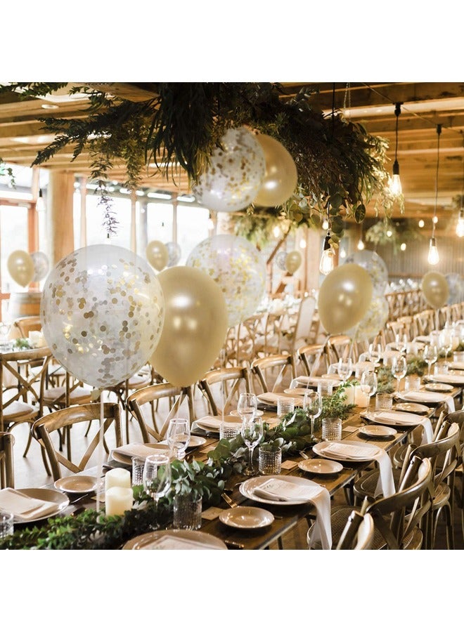 60 PCS Balloons Suitable for Party Decorations Gold  - Image 4