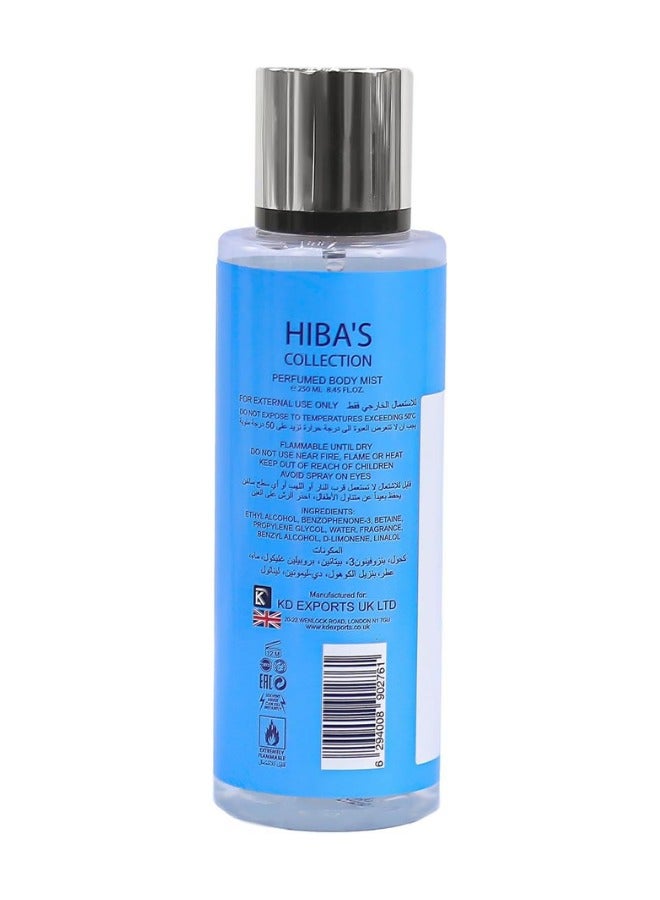 HIBA'S COLLECTION Cool Wave Perfumed Body Mist for Women 250ml 8.45 fl oz - Image 2