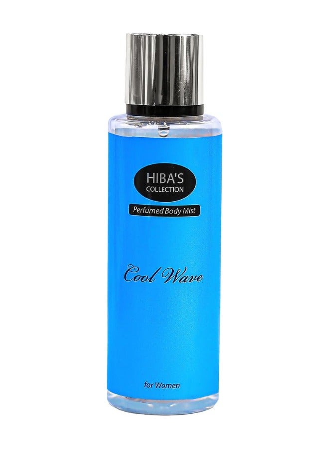 HIBA'S COLLECTION Cool Wave Perfumed Body Mist for Women 250ml 8.45 fl oz - Image 1