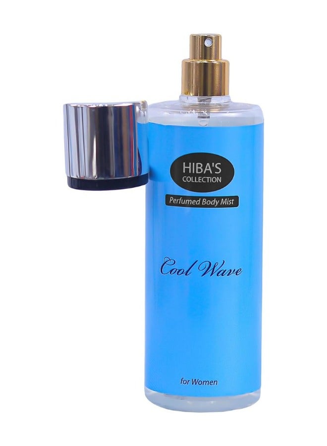 HIBA'S COLLECTION Cool Wave Perfumed Body Mist for Women 250ml 8.45 fl oz - Image 3