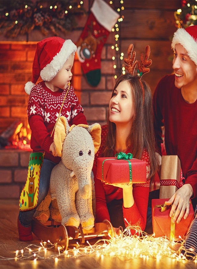 Skylety Christmas Felt Crafts for Kids DIY Felt Stockings with Ornaments Snowman Sewing Sock Kits Christmas Decoration for Xmas Party Handmade DIY Craft Supplies(8 Pieces) - Image 5