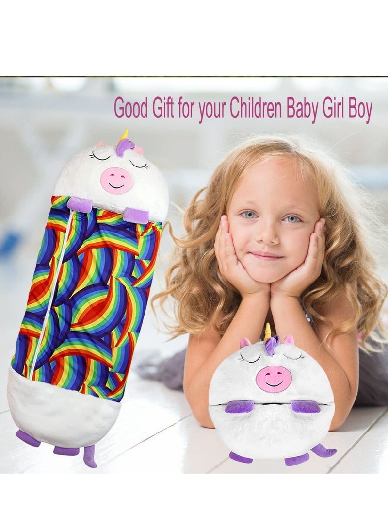 Cool Baby COOLBABY Kids Cartoon Large Portable Folding Pillow and Sleeping Bag for Girls and Boys for Playing and Camping  - Image 5