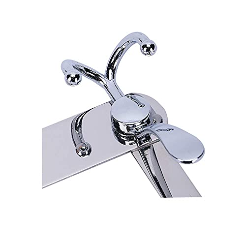 Encozy Over The Door Hooks,Coat Rack for Hanging Clothes Hat Towel (Heavy Duty Silver 1pcs) - Image 3