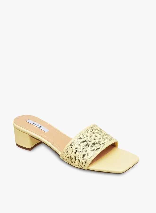 ELLE Women Block Heel Sandals