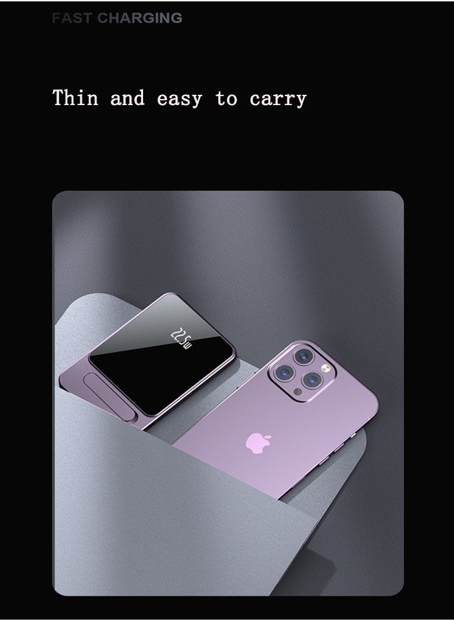 dida-cosmos - 10000mAh Magnetic Wireless Power Bank Portable Charger PD 22.5W Type-C Input/Output 15W Wireless Charging Compatible with IPhone.Samsung. HuaWei. XiaoMi. Honor - Image 1