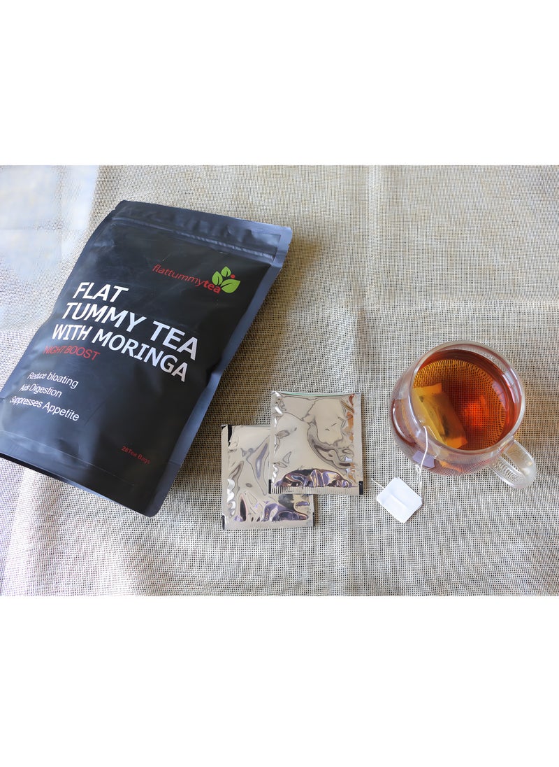 Winstown - Flat Tummy Tea With Moringa ,Detox Tummy Tea Bags, 28 Days Weight Loss Slimming Tea, Detox Tea Support Healthy Digestive And Metabolism - Image 1