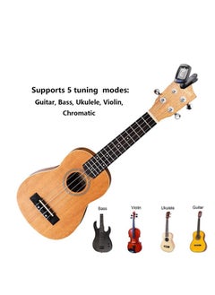 Generic Clip-On Tuner for Guitar Ukulele Violin Bass u0026 Chromatic Tuning Modes (Multi-Key Modes), LCD Display, 360 Degree Rotating, Fast u0026 Accurate (pink)  - Image 3