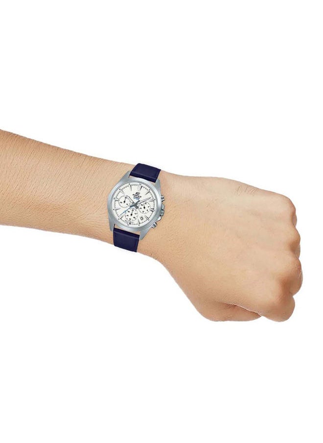 EDIFICE CASIO - Leather Chronograph Watch EFV-630L-7AVUDF - Image 1