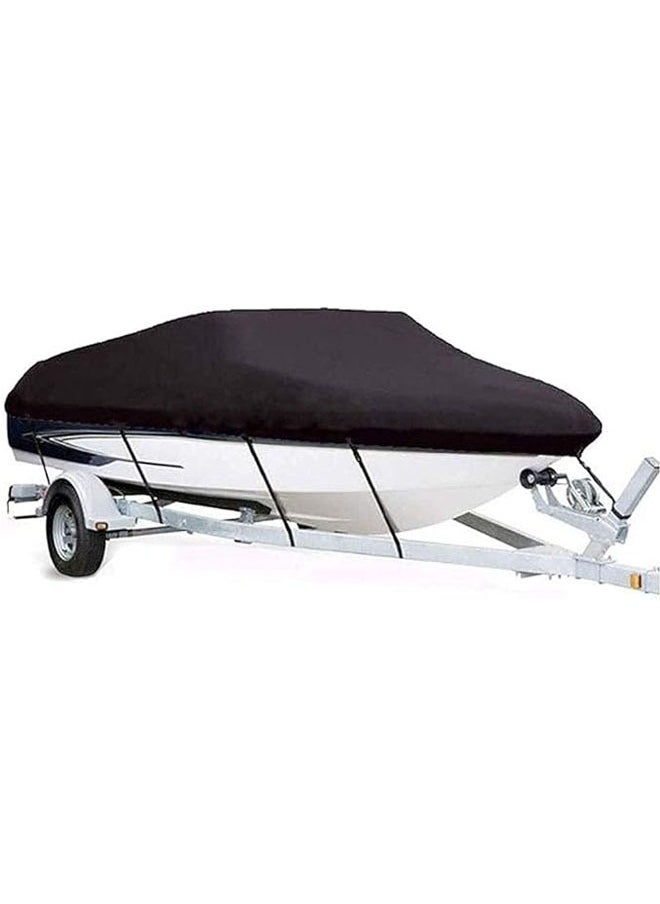 General 11-13FT Boat Cover Yacht Outdoor Protection Trailer Boat Cover Waterproof 210D Polyester Oxford Cloth Boat Cover for Professional Ski Style Bass Boat  - Image 1