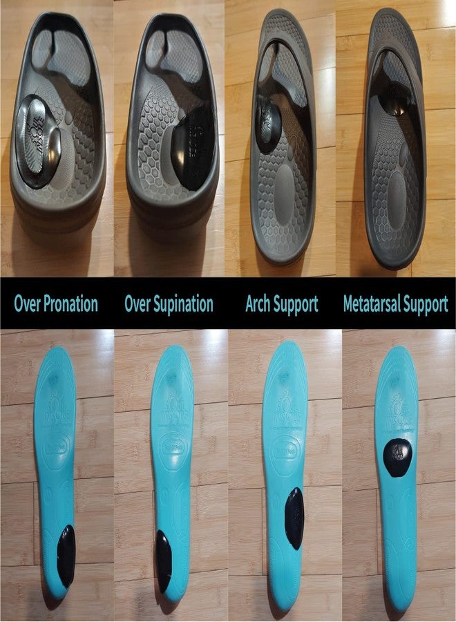 Soul Insole نعل داخلي لاصق من الجل لعلاج فرط الكب، والكب، ودعم قوس القدم، أو عظام مشط القدم - قابل للتكديس والغسل، لعلاج التهاب اللفافة الأخمصية، والورم العصبي، وألم مشط القدم - Image 2