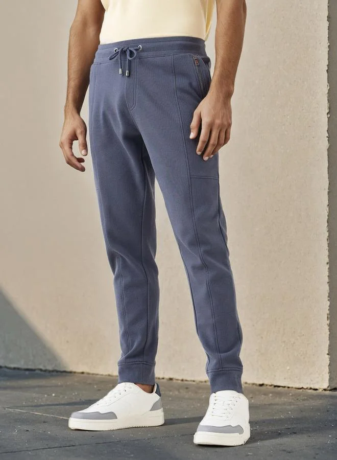 Iconic Iconic Panelled Flexi Waist Joggers with Pockets