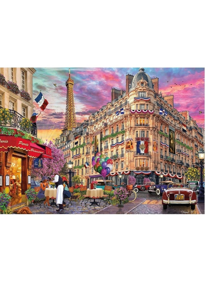 Ceaco Ceaco - David Maclean - Cities - Bonjour Paris - 1000 Piece Jigsaw Puzzle  - Image 1